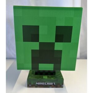 Paladone Minecraft Green Creeper Icon Lamp - Battery or USB Powered